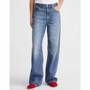 NWT! Madewell - Petite Low-Slung Baggy Jeans in Airy Denim - Pickett Wash - P25